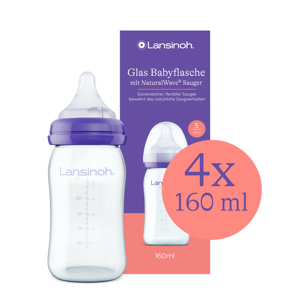 Glas-Babyflasche mit NaturalWave® Sauger 160 ml - Image 7