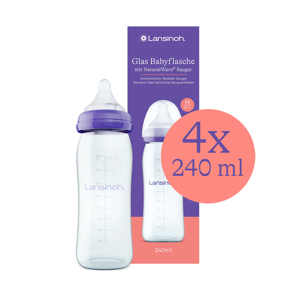 Glas-Babyflasche mit NaturalWave® Sauger 240 ml - Image 7